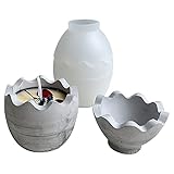 TNSLAND Vorratsdosen Silikonformen Epoxidharz Formen Egg Box Resin Mold, Silikonform Ostern Kerzenhalter Silikon Gießform Mit Deckel, Harz Silikonform Ei Für DIY Aufbewahrungsflaschen, Blumentopf